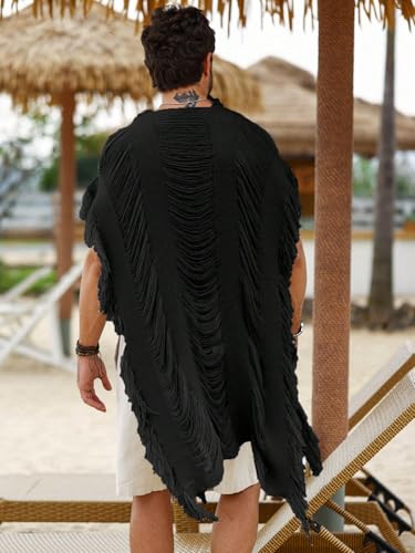 Men's Slim Fit Sweater Solid Color Cardigan2