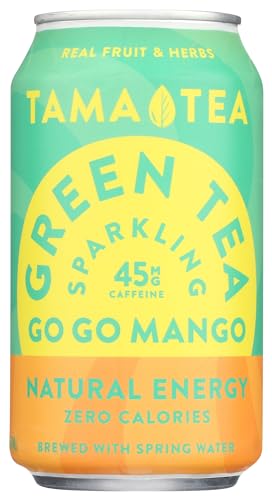 Tama Tea, Mango Verde Sparkling Tea, 12 Fl Oz