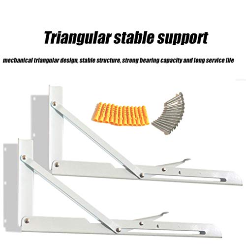Table pliante en bois suspendue avec construction stable et robuste de qualité - 7