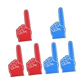 PRETYZOOM 6pcs Cheerleading Fingers Football Cheer Handlets Marathon Prop for Sports Event Party Favors