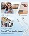 Aux Cord for iPhone,[Apple MFi Certified] Lightning to 3.5 mm AUX Cable for Car Stereo, Speaker, Headphone, Auxiliary Audio Cable Compatible with iPhone 14 13 12 11 XS XR 3.3FT Nylon Braided-White