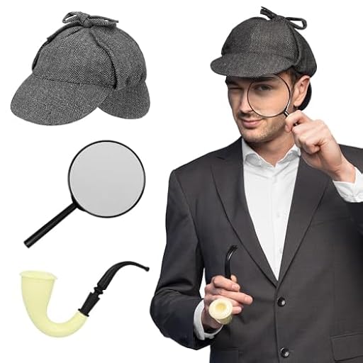 Boland 33201 - Set de detective para disfraces, accesorios para carnaval, set de disfraz, gorra, lupa y silbato, fiesta temática, JGA | Ya disponible en tu tienda friki favorita! En mundofriki.es!