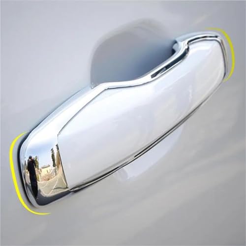 Pegatinas cromadas para manija de puerta de coche Volvo XC60 accesorios de marco exterior 4