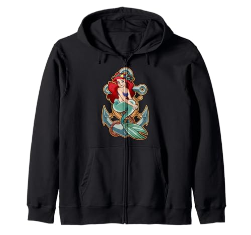 Sweat Ariel Disney à fermeture éclair idéal pour les soirées fraîches