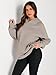 Trendy Queen Womens Oversized Hoodies Fleece Sweatshirts Fall Fashion Pullover Sweaters Winter Clothes 2025 Coffee Grey L