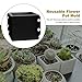 Silicone Molds for Concrete Flower Pot, 4 inch Square Planter Mold Concrete Moulds for DIY Handcraft Succulent Bonsai Flowerpots Home Office Tabletop Decorating Container (Color:Grey - Square)