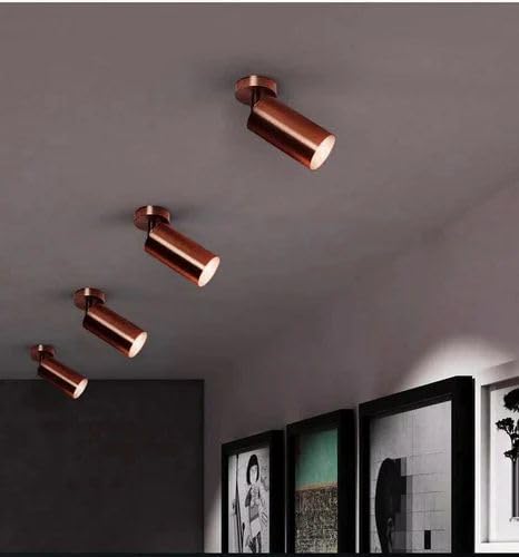 Image of Glowave 10W Modern LED Wall /Ceiling Spot Light with Adjustable Head - Warm White (Rose Gold /Copper)