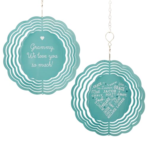 Personalization Universe Close to Her Heart Personalized Wind Spinner