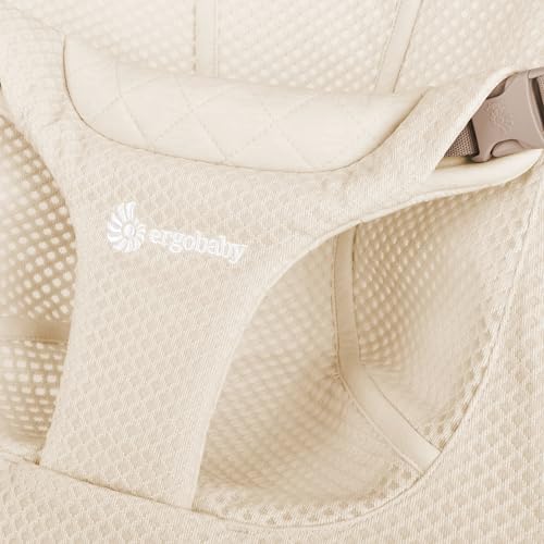 Image of Ergobaby Evolve 3-in-1 Bouncer, Adjustable Multi-Position Baby Bouncer Seat with Newborn Insert, Head-Hip Support, Ergonomic & Lightweight Rocking Chair, Folds Flat for Storage, 2-13 Kgs, 0-2 Years