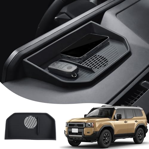 LaIIker Dashboard Silicone Storage Box for 2024 2025 2026 Toyota Land Cruiser 250 1958 Prado Lc250 J250 Central Console Storage Cushion Internal Modification Accessories (Dashboard Storage Box)