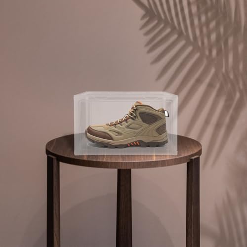 Boîte à chaussures transparente pour optimiser le rangement des petits espaces - 5