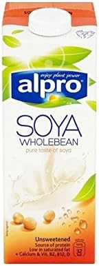 Alpro Longlife niesłodzone mleko SOYA alternatywa 1 l - opakowanie 2 szt.
