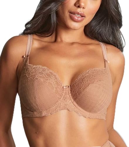 Panache Women's Envy Underwire Balcony Stretch Lace Bra | Full Coverage, Supportive Lift & Comfort for Large Bust