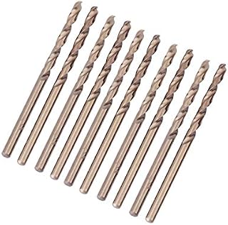 10pcs M35 HSS Cobalt Drill Bits HSS-CO Drill Bits Set Twist Drill Bits 3mm HSS Cobalt Drill Bits for Drilling on Stainless Steel