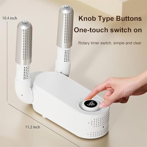 Secador de calzado plegable con temporizador y calentador miniatura 6