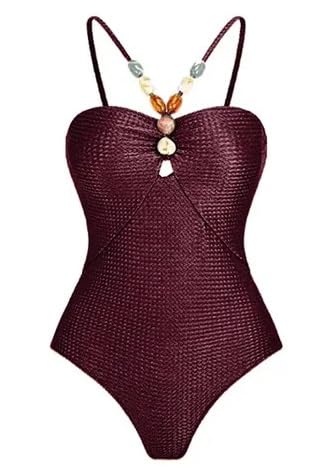 Image of AARAM Stylish Premium Women's One Piece Swimsuit with Cover Ups Wrap Skirt Sarong Retro Floral Print Monokini Tummy Control Swimwear, Printed Swimming Costume for Women Beach Wear