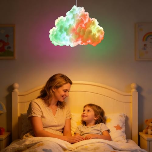 Iluminación 3D USB ajustable con mando para salón interior y oficinas 3