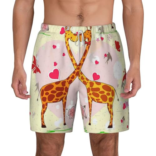 Pantalones cortos de natación para playa y vacaciones con diseño transpirable de flores