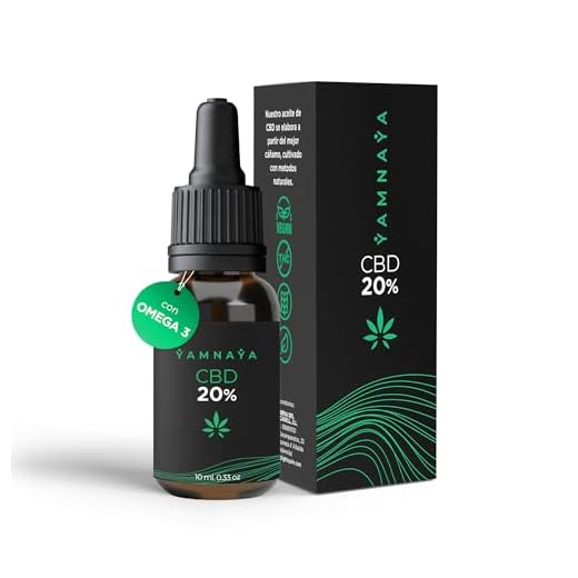 YamnaYa - Aceite CBD 20% (Strong) 2000mg de CBD Puro – 10ml de Gotas de Cannabidiol PREMIUM - 0% THC