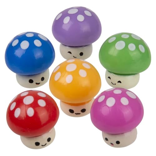 Rhode Island Novelty 1" Mini Mushroom Squeezy Figurines 100Ct by Rhode Island Novelty - Used condition - Image 4