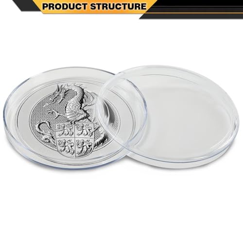 Porta cápsulas para monedas Silver Dragon 10 Oz CNNELL miniatura 2