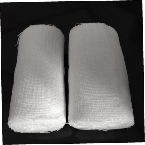 SOLUSTRE 10pcs Rollo de Venda de Gasa Desechable 8x600cm Envoltura de Compresión Vendas para Primeros Auxilios Entrenamiento y Cuidado de Heridas para Emergencias y Uso Deportivo miniatura 6