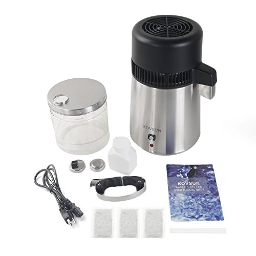 Rovsun DISTILLER-2 [Upgraded]1.1 Gallon/4L Countertop Water Distiller Stainless Steel thumb #6