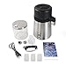 ROVSUN【Upgraded】 1.1 Gallon/4L Countertop Water Distiller Stainless Steel for Home, 750W Distilled Water Machine Maker Water Distillers with Glass Container, 1L/H, Silver