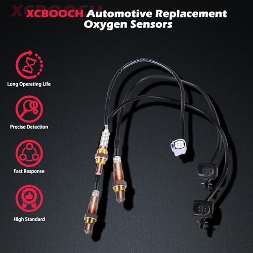 Sensor de oxígeno 4 piezas compatible Ford F-150 2011-2014 miniatura 2