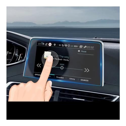 Écran tactile rayé ? Solution film verre trempé pour GPS Peugeot 4008 et 5008