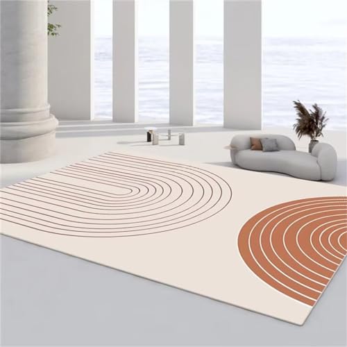 Tapis en coton à rayures françaises 180x250 grand format durable