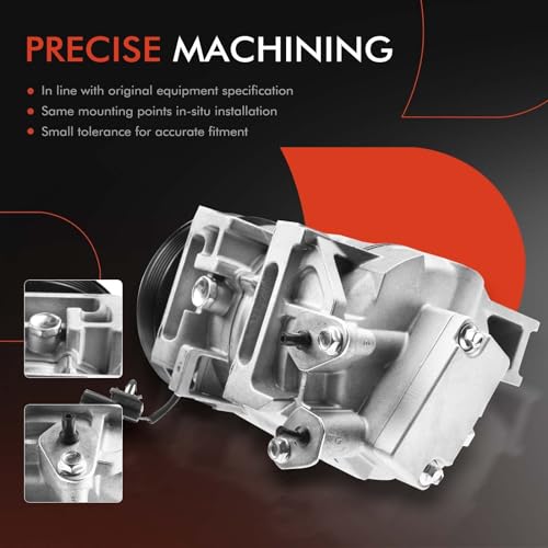 image for A-Premium A/C Compressor with Clutch Compatible with Nissan Altima 2.5