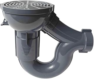 Sioux Chief CS14-R 2-Inch PVC Trap Floor Drain - Industry-Trusted Integral Design with Deep Sump & Sonic Weld