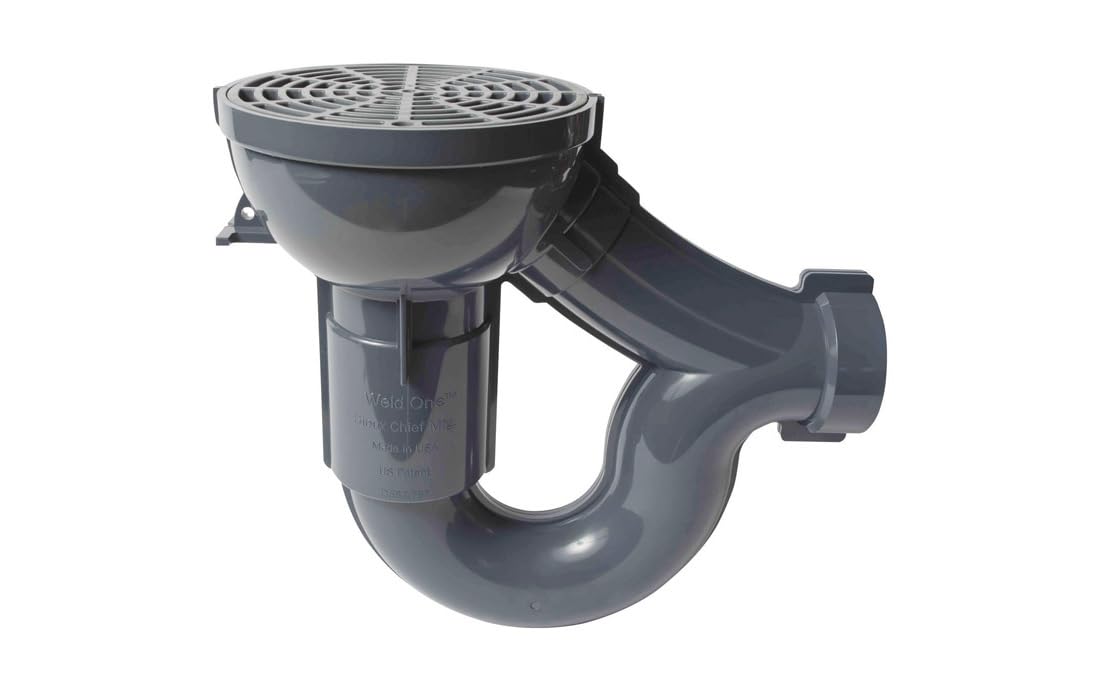 Sioux Chief CS14-R Pvc Trap & Floor Drain, 2"