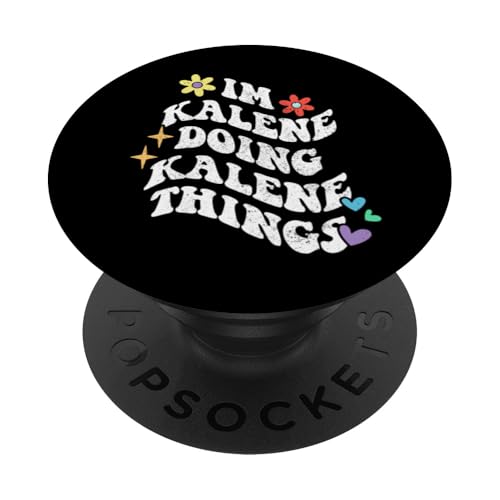 Retro Groovy Im Kalene Haciendo Kalene Cosas Divertidas Madre PopSockets PopGrip Adhesivo