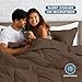 Bare Home Comforter Set - King/California King Size - Ultra-Soft - Goose Down Alternative - Premium 1800 Series - All Season Warmth (King/Cal King, Cocoa)