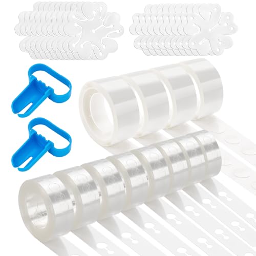 Image of Balloon Arch Kit, 419.95ft | Balloon Garland Strip, 400 Clear Glue Point Dots, 2 Tie Tools and 20 Clips, Party Decoration, Wedding, Birthday