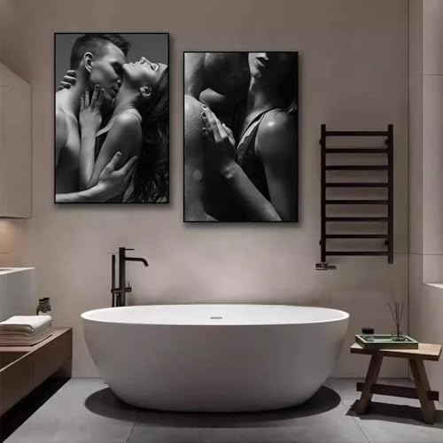 Décoration murale sans cadre pour remplacer les murs vides par une affiche d'art sensuel chic