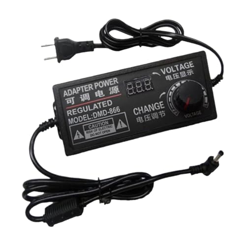 Adaptateur secteur 9-24V 5A transformateur universel réglable avec écran et câble