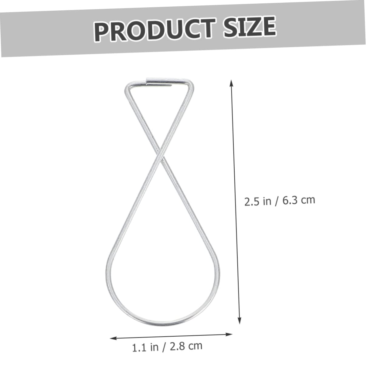 WLLHYF Kit di ganci da soffitto resistenti, confezione da 50 ganci a griglia in ferro color argento, per appendere piastrelle a soffitto, per aule, ufficio, casa, negozi, piante leggere, decorazioni