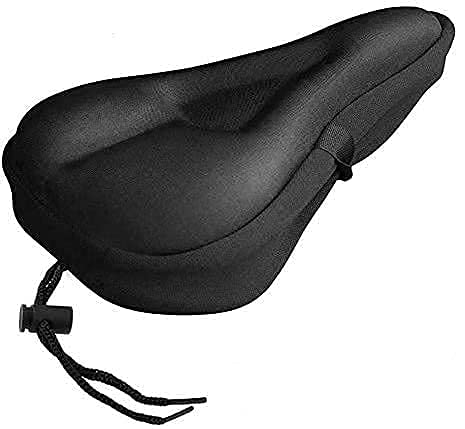 See full amazon price history chart for AlexVyan Black Gel Bicycle Saddle Seat Cushion Cover for Indoor Outdoor Cycling, Exercise Cycle - Soft and Washable AlexVyan Black Gel Bicycle Saddle Seat Cushion Cover for Indoor Outdoor Cycling, Exercise Cycle - Soft and Washable (B0C1CL2NXQ) Amazon Price History, Amazon Price Tracker