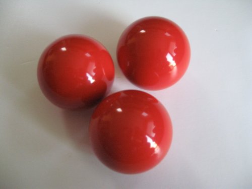 Buybocceballs Listing - Epco Bocce Red 57Mm Pallinos - 3 Pack (2 Of 4 Options) #TOP6