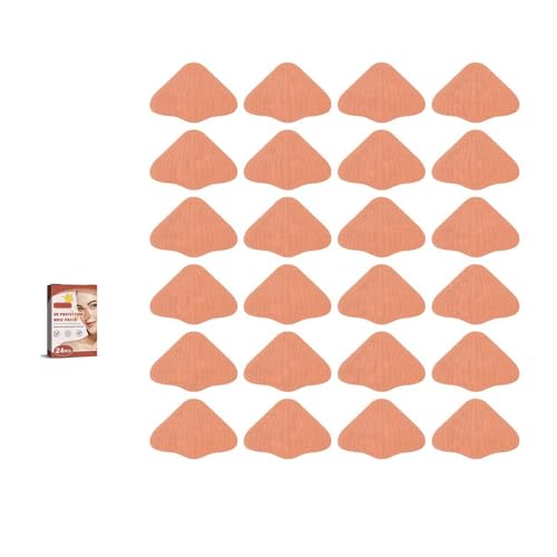Easilydays 24 Pcs Nose Patch, Sun Protection Summer Nose Patch Outdoor Sunblock Guards Nose Cover UV Stickers for Sunscreen Golf Nose Bandage, for Men Women Exposure Tanning Outdoor Sports Accessories