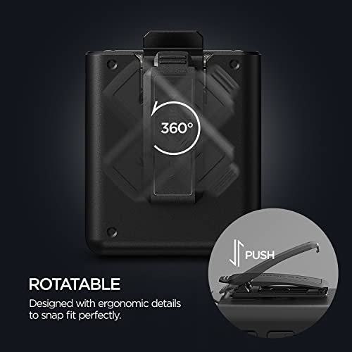 Vrs Design Terra Guard Active Clip For Galaxy Z Flip 3, Hinge Protective Case With Multi Clip Compatible With Galaxy Z Flip 3 (2021) #TOP3