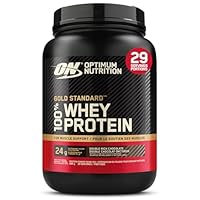 Optimum Nutrition Gold Standard 100% Molkenproteinpulver für Muskelaufbau und -regeneration mit natürlich vorkommendem Glutamin und BCAA-Aminosäuren, Double Rich Chocolate, 29 Portionen, 899 g