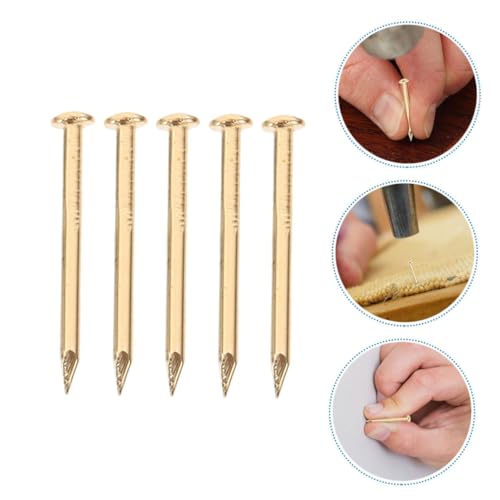 Clavos de cobre para muebles 200 piezas para proyectos de carpintería miniatura 6