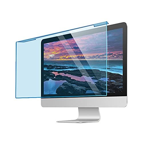 WSHA Abnehmbarer 25-27 Zoll Computer Anti-Blaulicht-Displayschutz Acryl-Desktop-Monitor Blendschutzschutzfilm Reduziert Augenermüdung und -belastung,27inch Cover