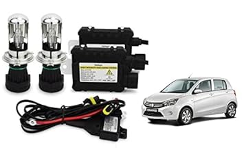 RS Enterprises Cars Maruti Suzuki Celerio H4 - HID Conversion Light Kit ( 2 HID Light , 2 Blaster , Wiring ) Vehicle HID Kit for Car Headlight