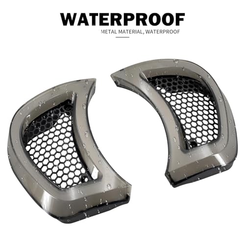 Feux d'appoint pour phares de moto avec clignotants Harley Road Glide