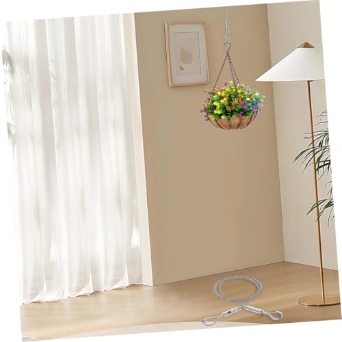 Image of DOITOOL 2pcs Picture Hanging Wire: Heavy Duty Adjustable Hardware for Hanging Pictures Paintings Artwork and Mirrors on Walls Stainless Steel Cables Rope